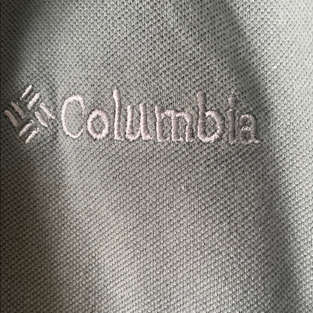 Columbia Green Polo Shirt Classic Fit - Picture 3 of 3